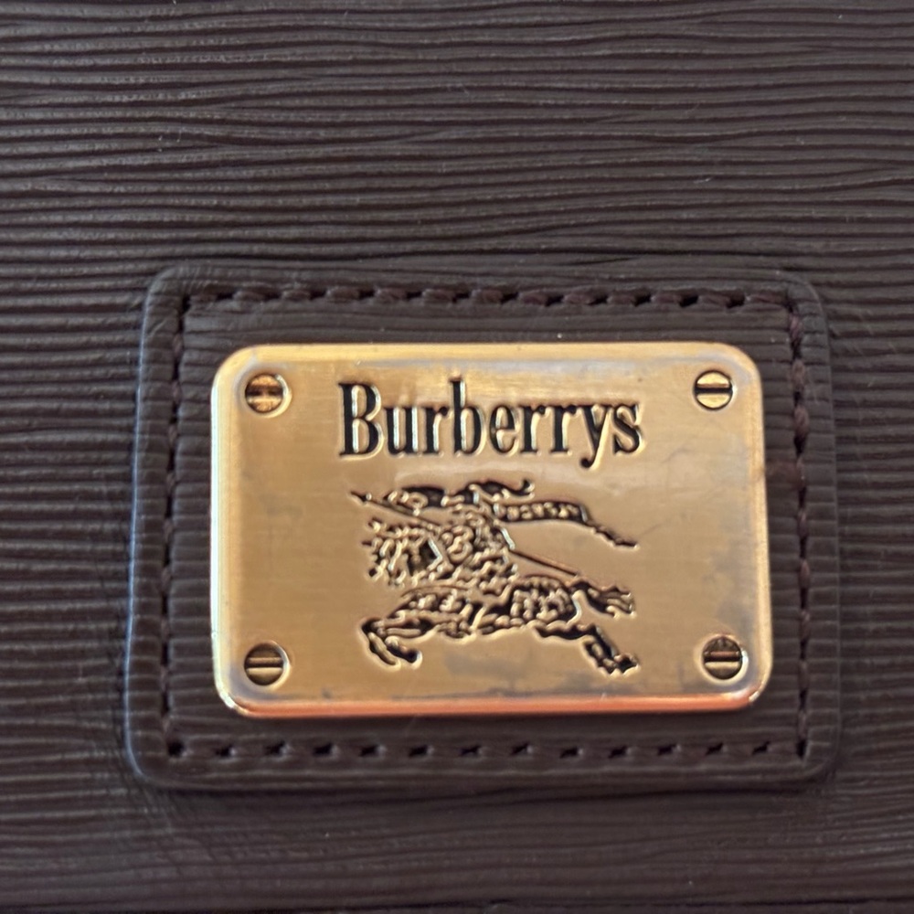 Burberry Nova Check Canvas and Brown Leather Shoulder Bag - Picture 7 of 11
